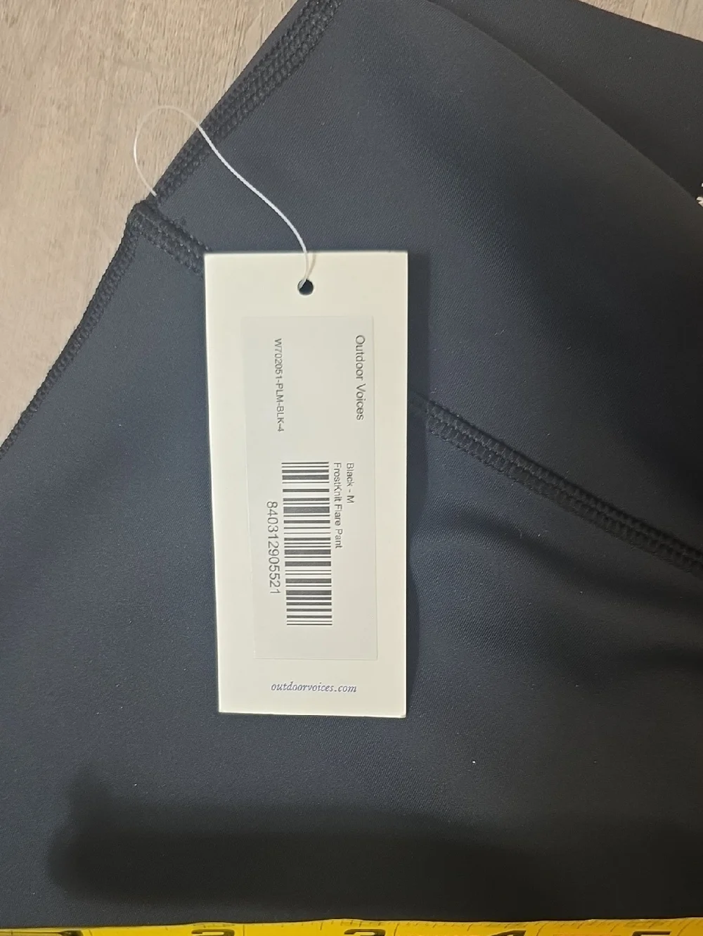 Outdoor Voices Black Kick Flare Women'a Leggings‎ Size M